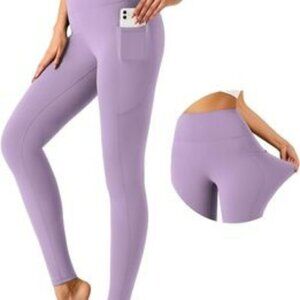 UNACOO Yoga Leggings for Women High Waisted Tummy Control Yoga Pants with Pocket
